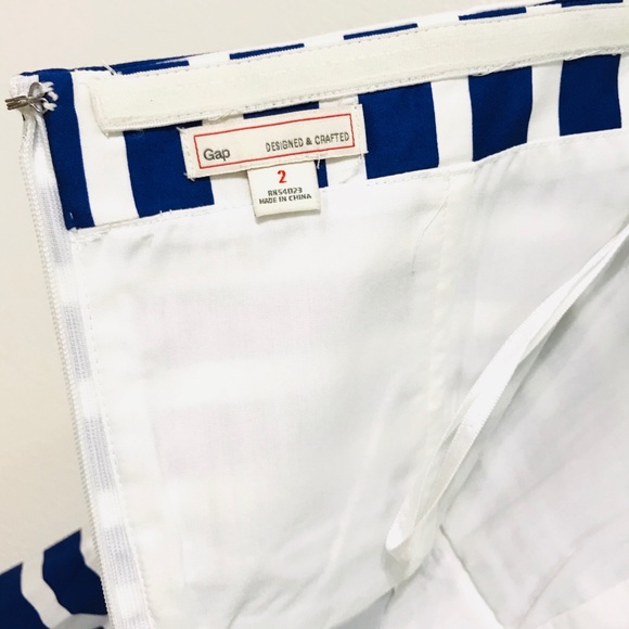 GAP Stripes Strapless Fit & Flare Dress - Picture 6 of 8